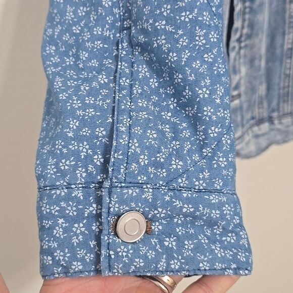 Anthropologie Avec Les Filles Jean Jacket L - Picture 3 of 10